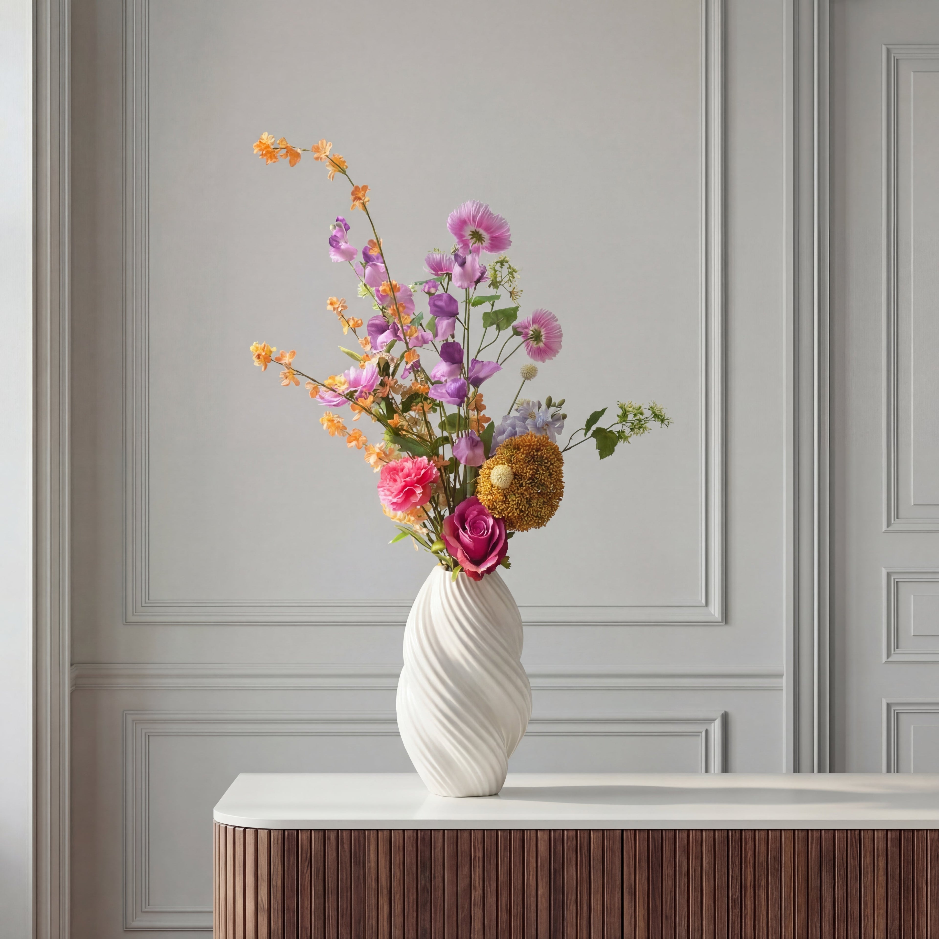 Kleurrijke boeketten